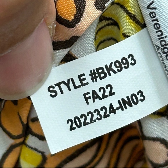 J crew Smocked cross-back dress in medallion floral - Picture 6 of 8